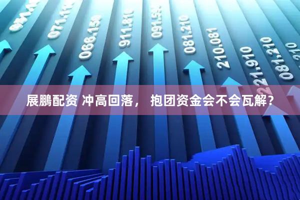 展鵬配资 冲高回落， 抱团资金会不会瓦解？